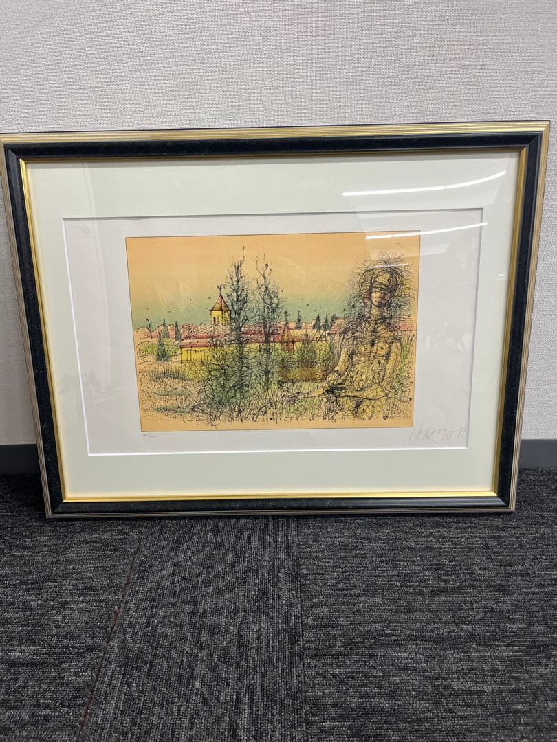 リトグラフ Jean Carzou ジャン・カルズー フィールドの女 Yahoo!オークション - 真作 ジャン・カルズー 1978年大判リトグラフ「