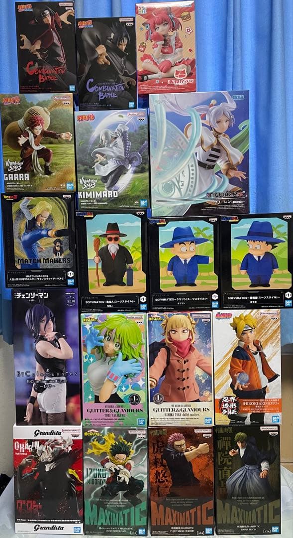 プライズフィギュア　18点　チェンソーマン　ヒロアカ　ナルト　ドラゴンボール