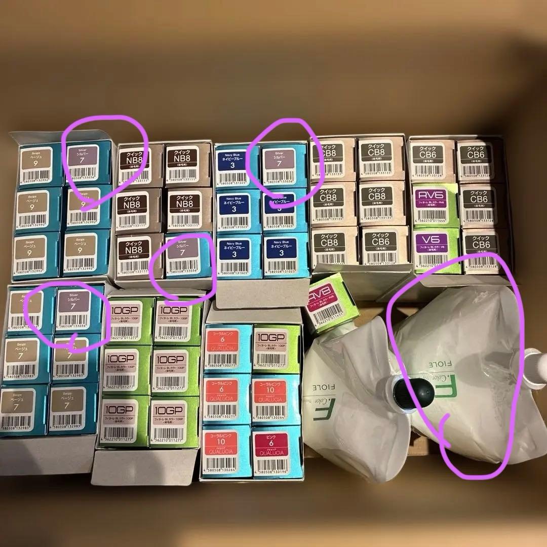 フィヨーレ　カラー剤　オキシ　まとめ売り　BLカラー