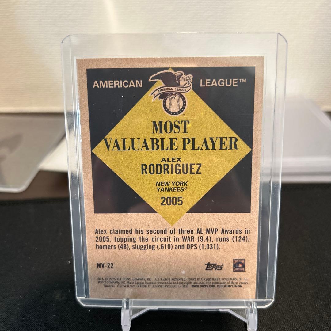 アレックスロドリゲス A-rod MVP - メルカリ