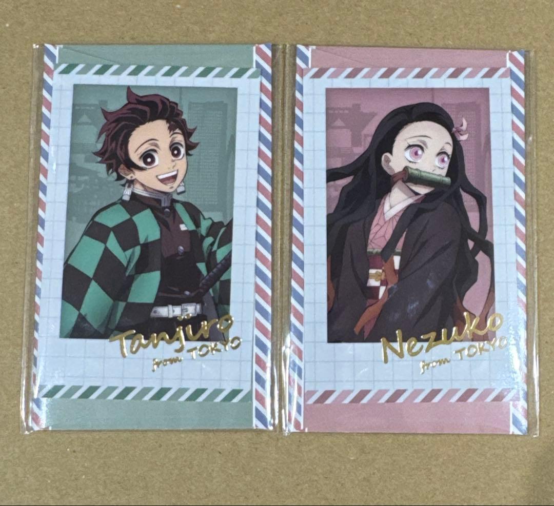 鬼滅の刃 ダイニング お楽しみくじ WTチェキ風ブロマイド 竈門炭治郎