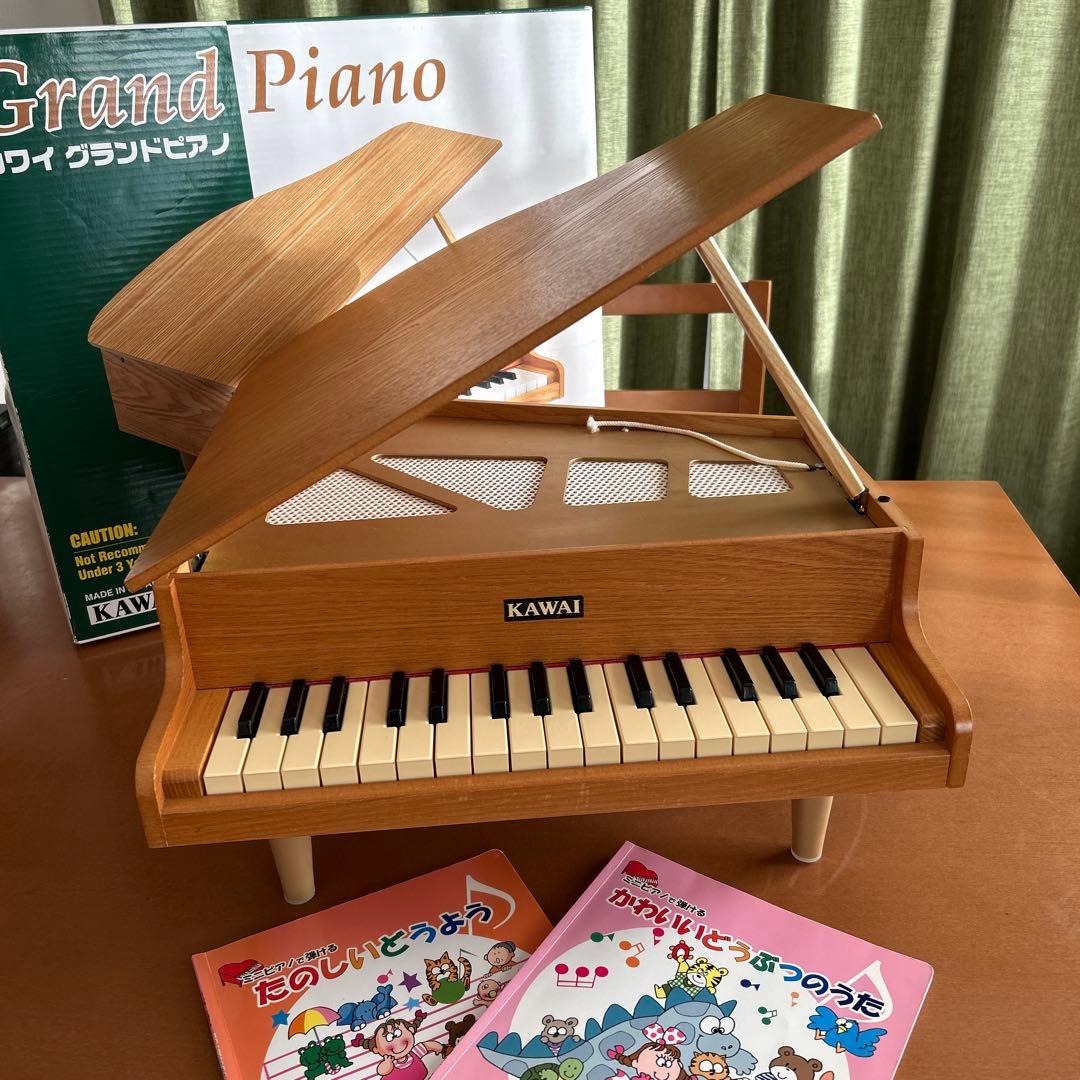 カワイ トイピアノ ミニピアノ グランドピアノ 1112 ピアノ教本2冊付
