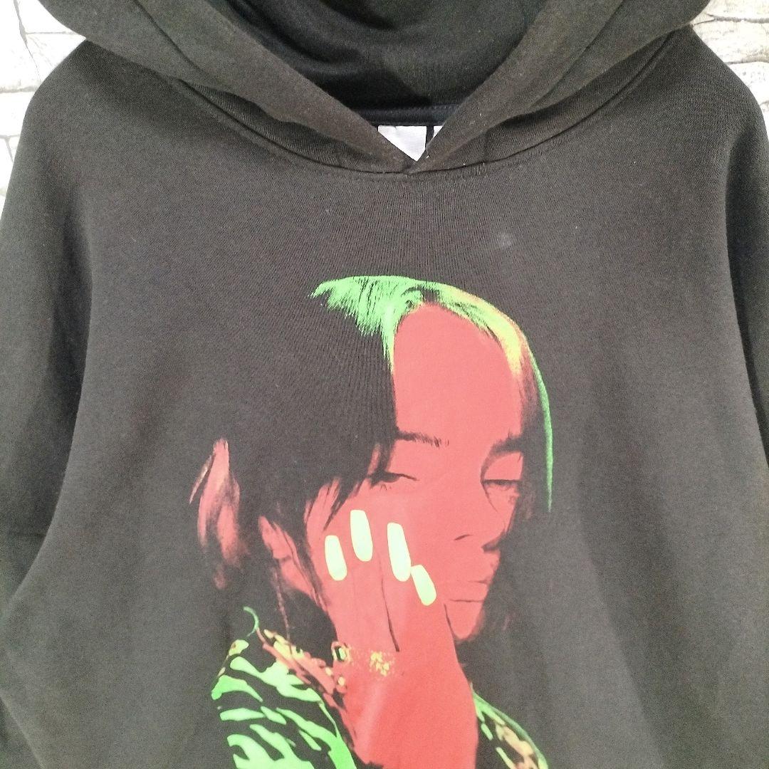 ☆希少☆Billie Eilish ビリーアイリッシュ パーカー 両面ロゴ M