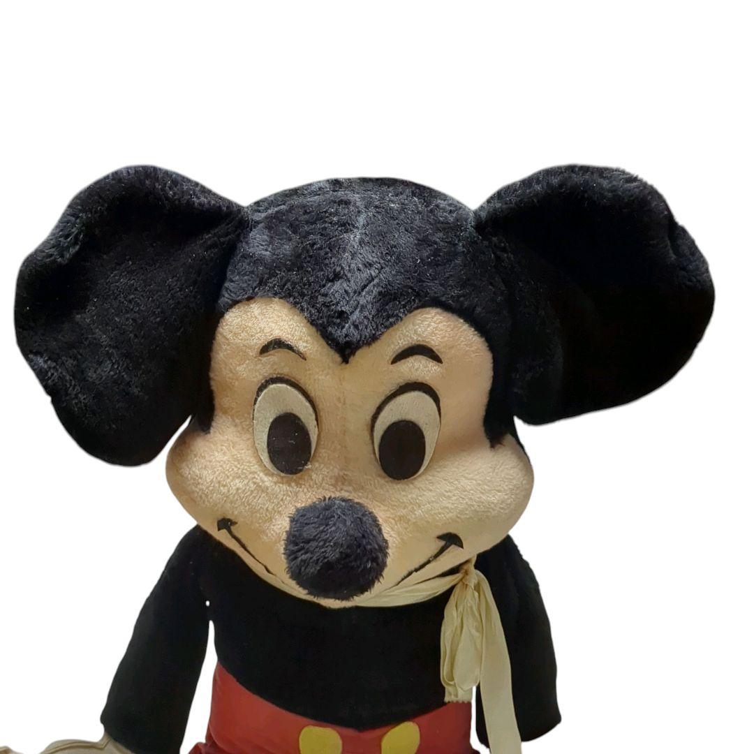 希少】昭和レトロ 特大ぬいぐるみ ミッキーマウス アメリカ