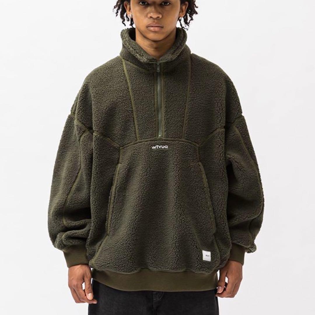 wtaps ダブルタップス Mech ハーフジップ フリース - メルカリ