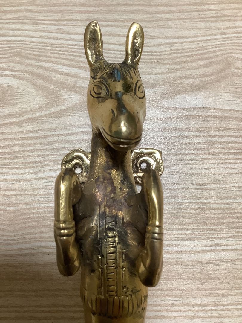《 新品 》　ドアハンドル　チベット密教　ヒンドゥー　馬　26cm w63
