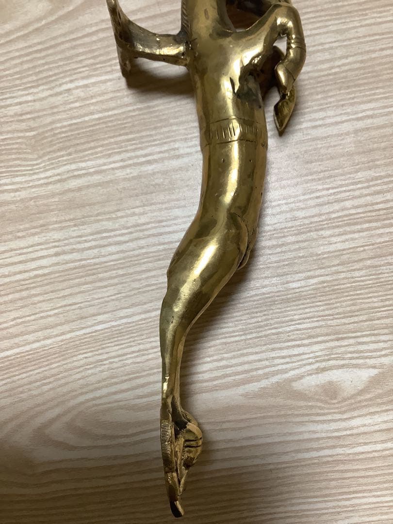 《 新品 》　ドアハンドル　チベット密教　ヒンドゥー　馬　26cm w63