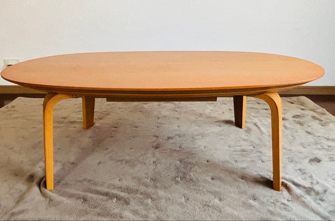 無印良品：楕円形こたつローテーブル【こたつテーブル本体のみ】 Amazon | 無印良品 こたつにもなるローテーブル ナチュラル 大 幅130