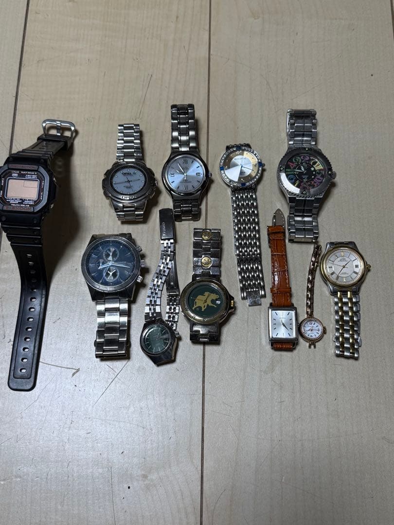 時計11台ジャンク