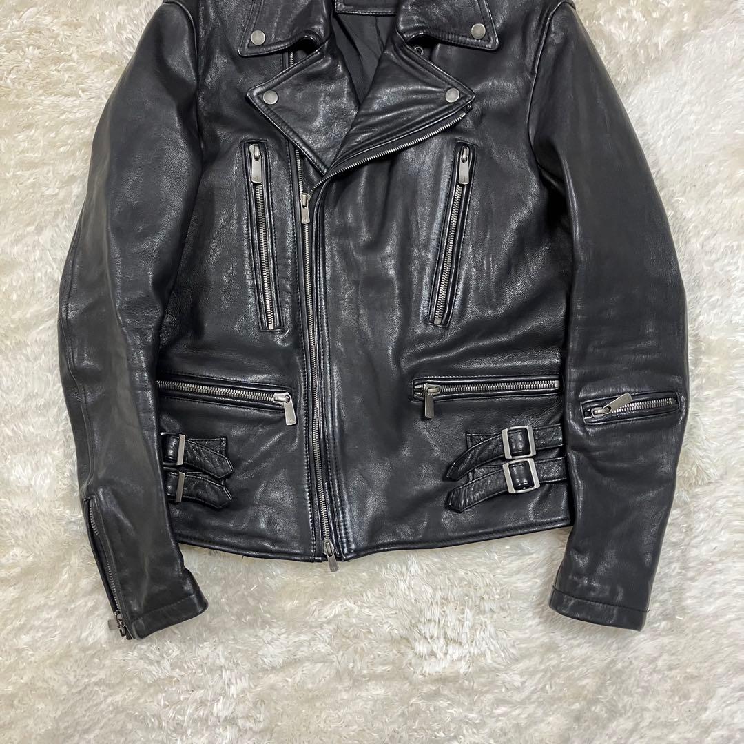 美品】JACK ROSE LUV MAISONライダースジャケット ダブル - メルカリ