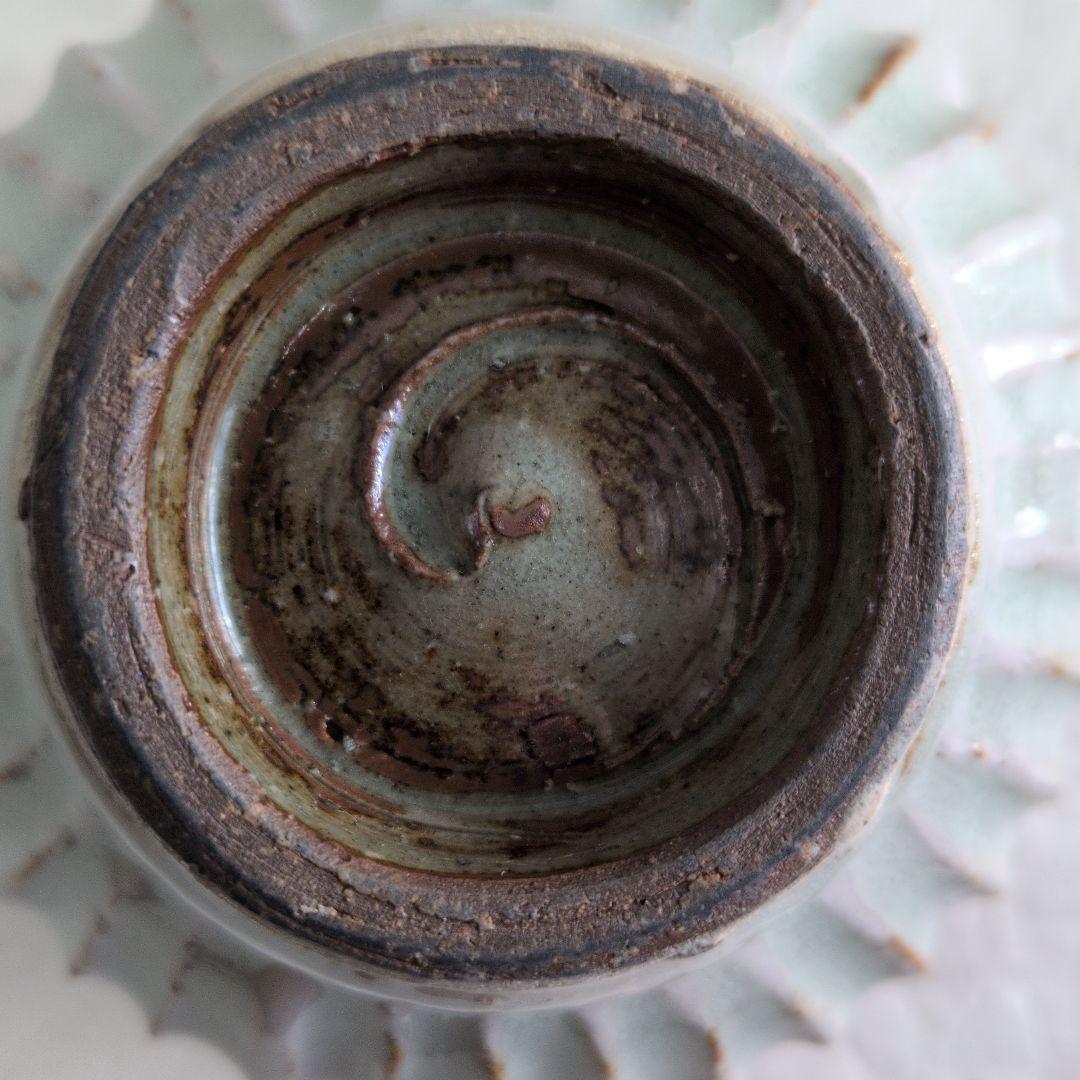 白釉 鎬手茶碗】森山窯 - メルカリ