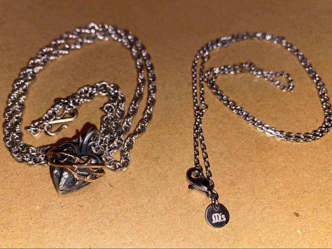 シルバー925 m'scollector M's collection M'S COLLECTION（エムズコレクション） ツーフェイス ネックレス