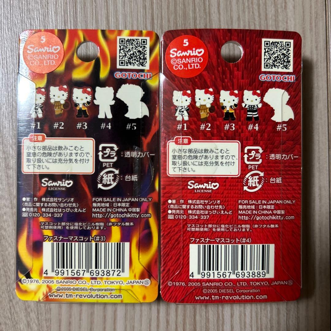 ハローキティ ファスナーマスコット TMレボリューション 西川貴教