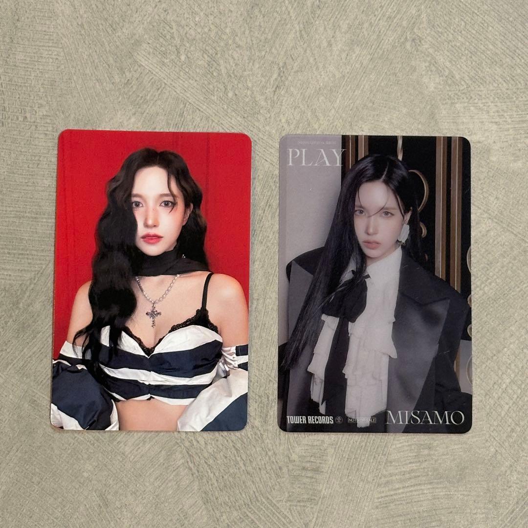 MISAMO “PLAY” 封入トレカ & タワレコ 購入特典トレカ（ミナ） - メルカリ
