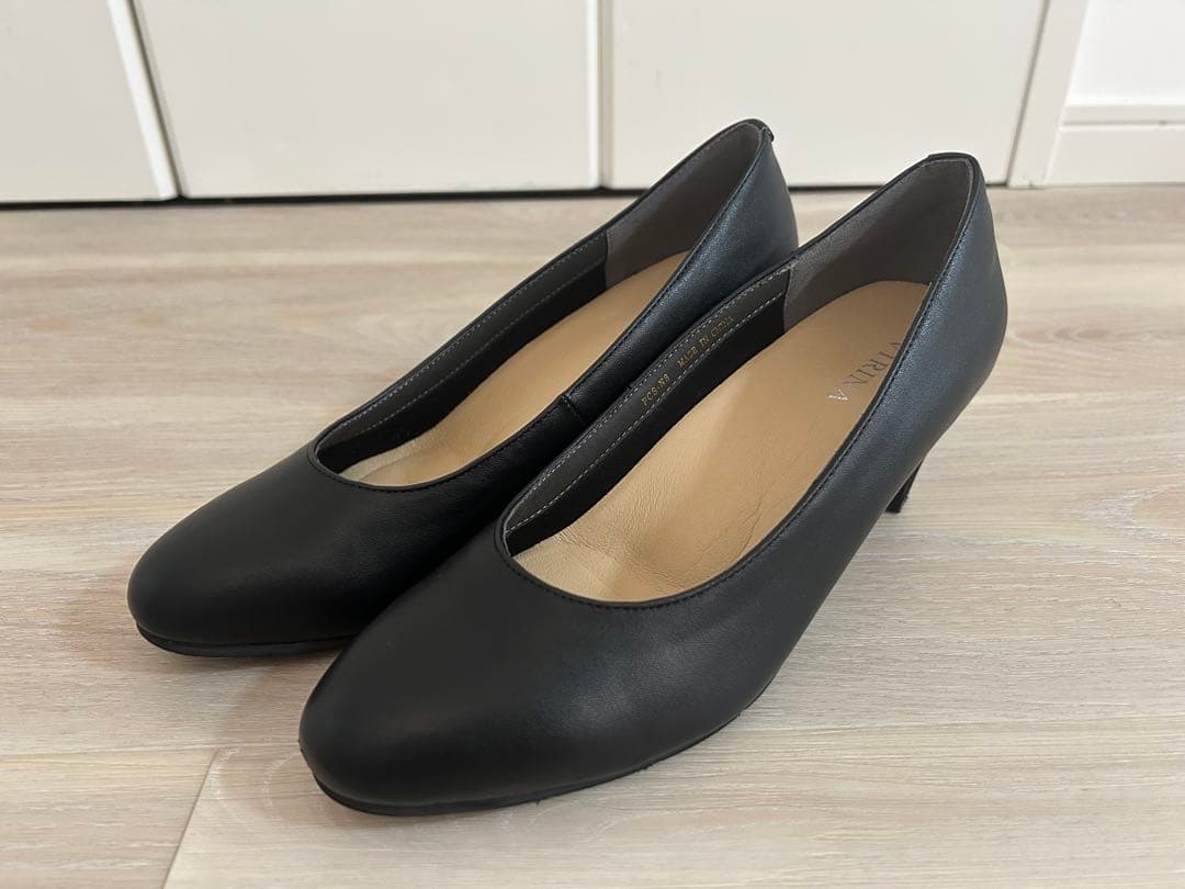 moka様●VIRINA●ヴィリーナ ネセサリーパンプス 黒 24.5 お受験