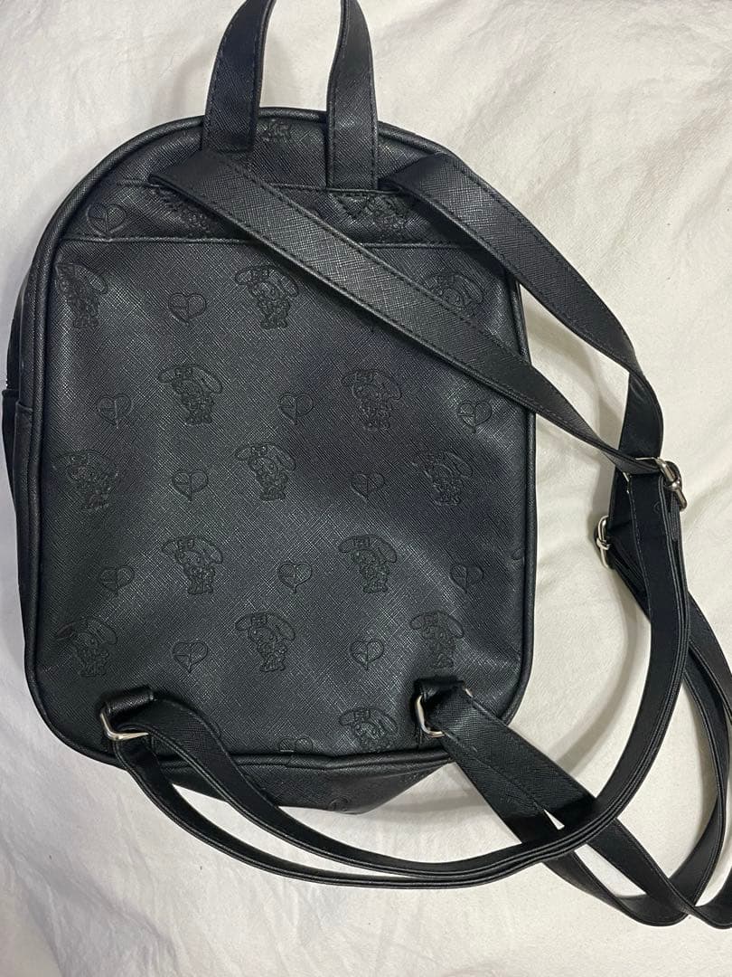 1月29日まで 【BLACKPINK】MYMELODY マイメロ ミニバックパック 黒 1月29日