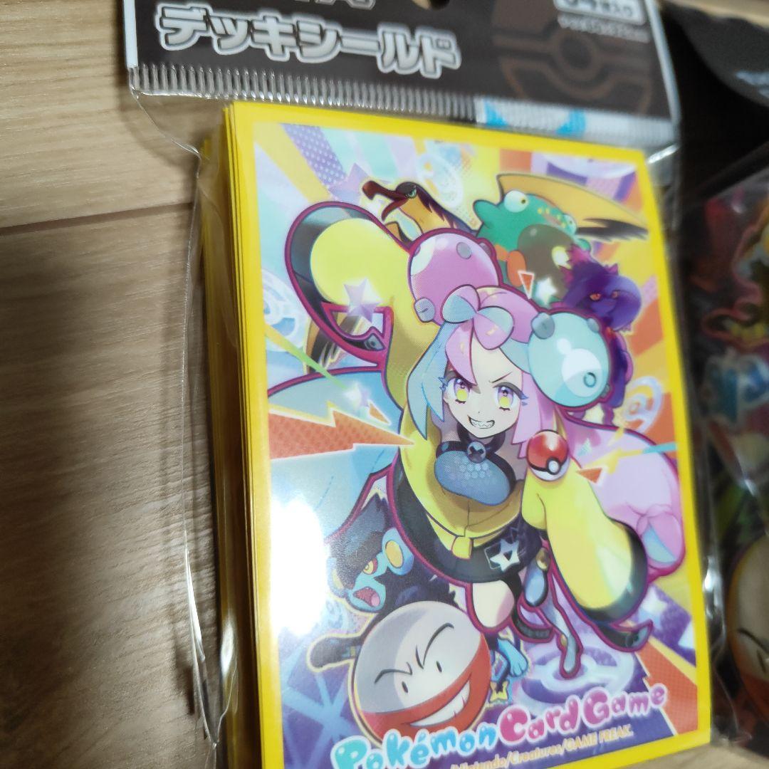 ポケモンカード ナンジャモプレイマット、デッキシールド、デッキ