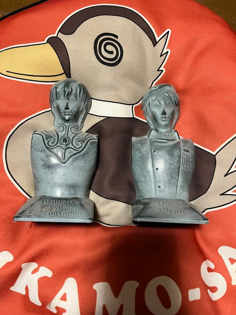 ビデオ付　銀河英雄伝説　ヤンウェンリー&ラインハルト　ブックエンド　ビデオエンド