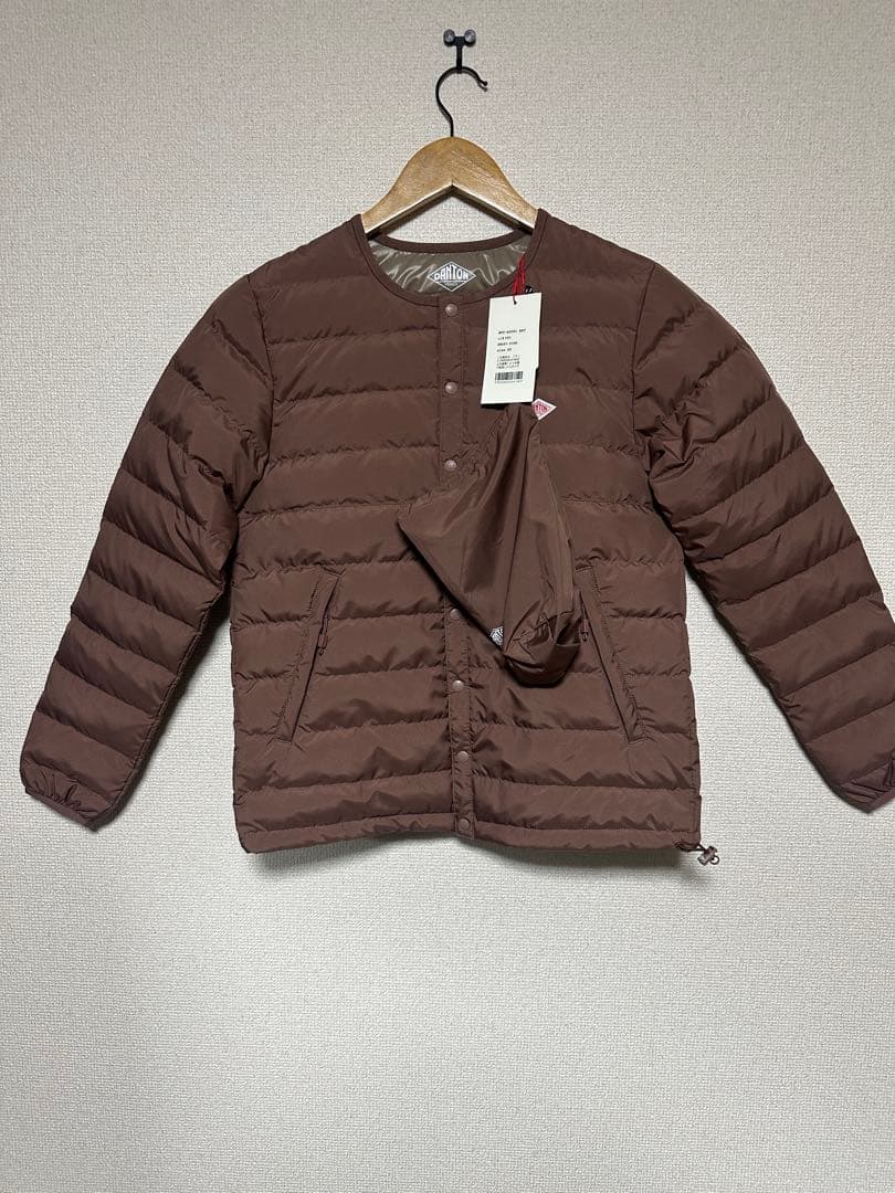 ジャケット・アウター DANTON CREWNECK INNER DOWN JACKET