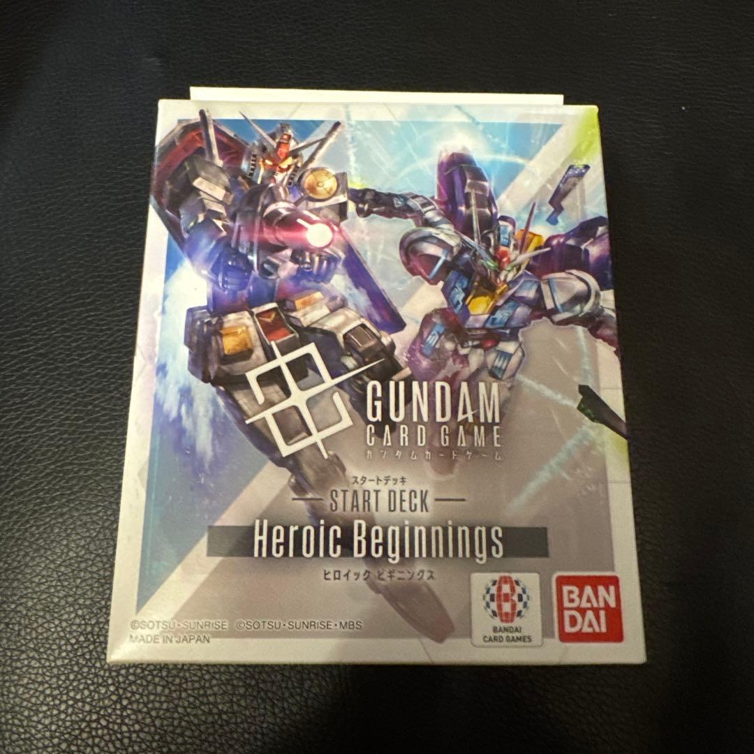 ガンダムカードゲーム スタートデッキ ヒロイックビギニングス 新品未