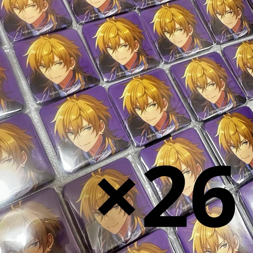 あんスタ　羽風薫　TRIP アルバム　有償特典　スクエア缶バッジ 26点 あんさんぶるスターズ！！アルバムシリーズ 『TRIP』 UNDEAD [初回限定