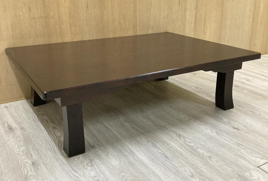 北海道民芸家具　折り畳み　座卓　センターテーブル　樺材　カバ材