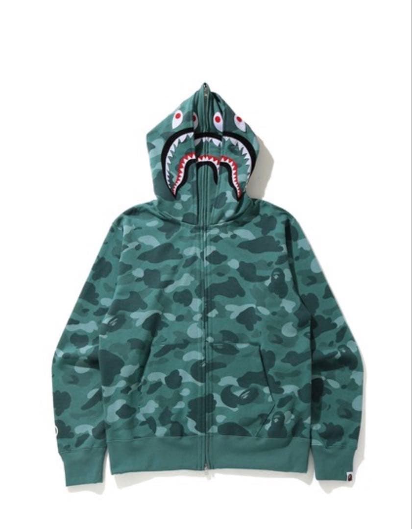 A Bathing Ape シャークパーカー A BATHING APE（アベイシングエイプ）の「1ST CAMO SHARK FULL ZIP