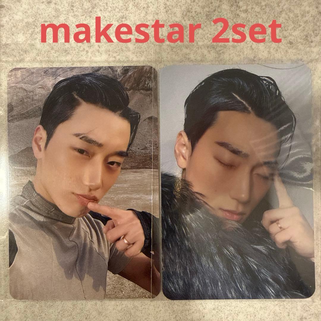 ATEEZ Golden hour part4 メクス特典トレカ サン2種セット - メルカリ