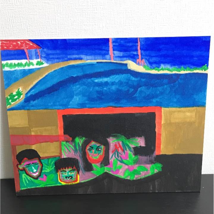 オキナワマリオット アクリル画 F6号