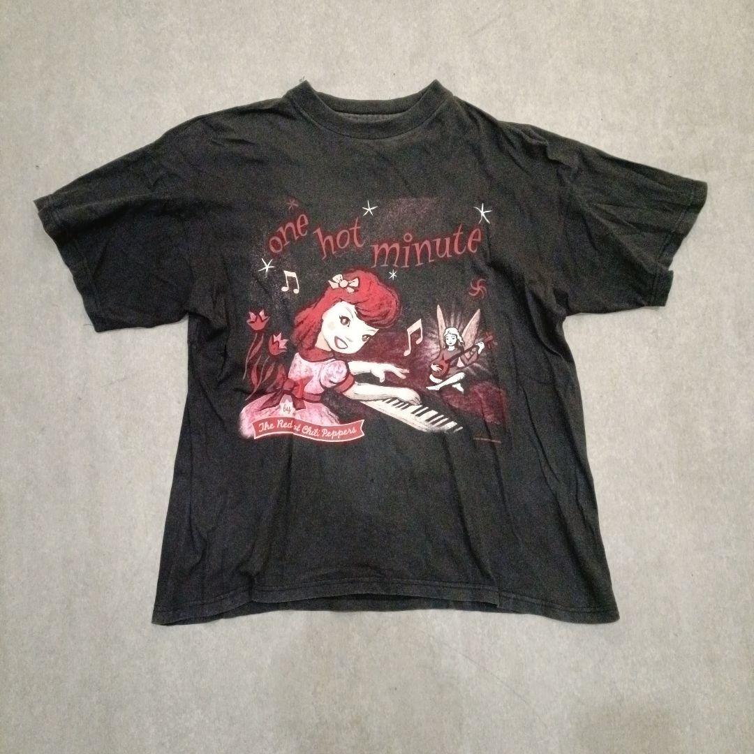 Red Hot Chili Peppers 　レッチリ　バンドT レッドホットチリペッパー レッチリ Tシャツ 半袖 白 黒 90年代 バンド