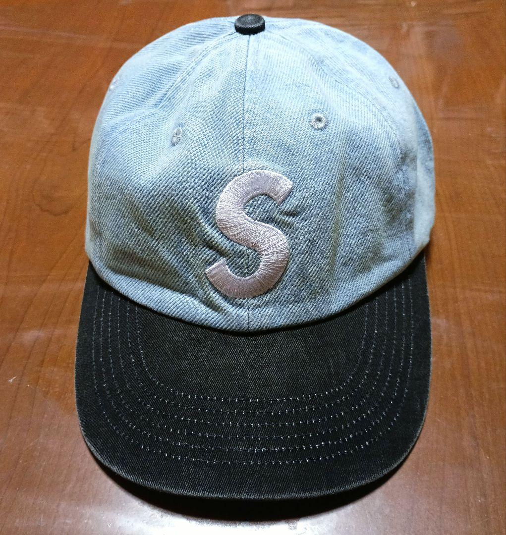 帽子 Supreme Washed Denim S Logo 2-Tone Cap Supreme シュプリーム 2024SS 2Tone S Logo 6Panel Cap ツートンSロゴ6