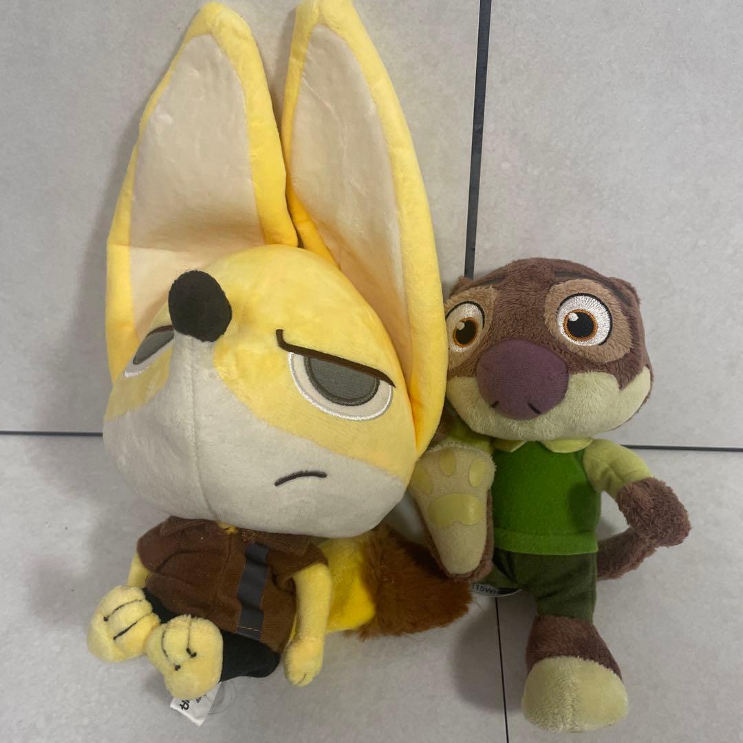 ディズニーリゾート ズートピア ジュディ ニック ぬいぐるみセット