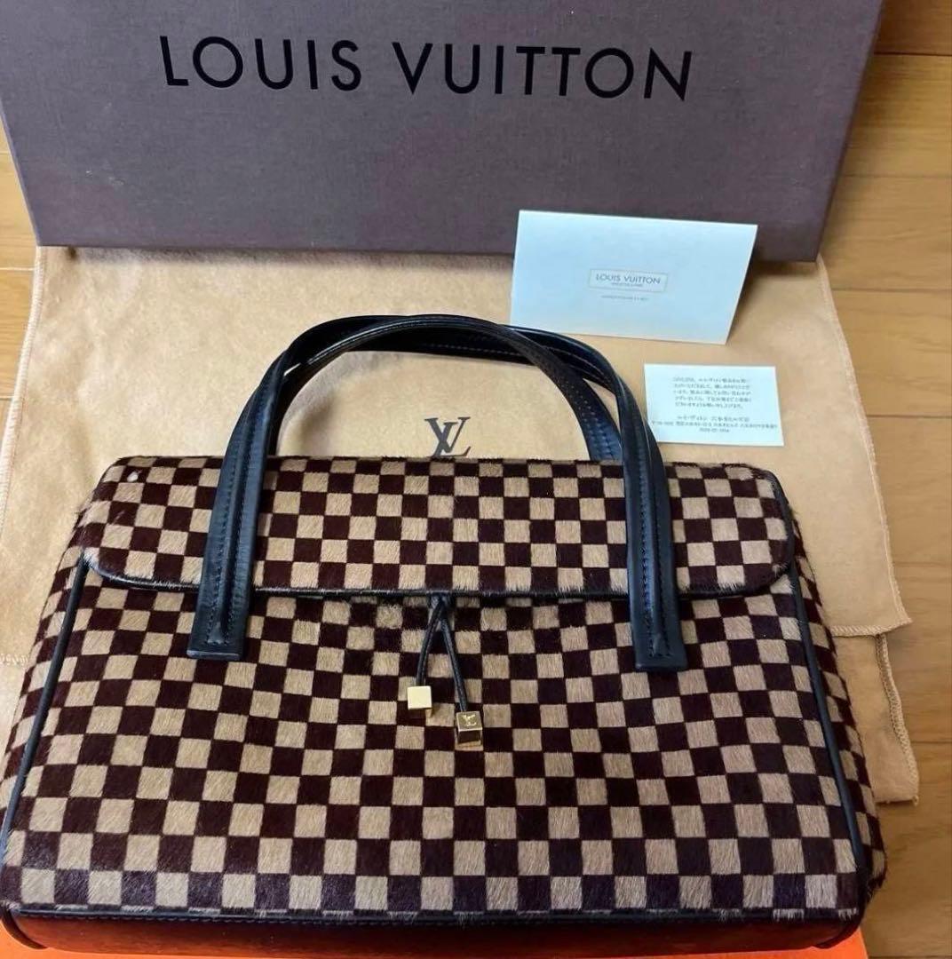 LOUIS VUITTON ダミエ　ソバージュハンドバッグ