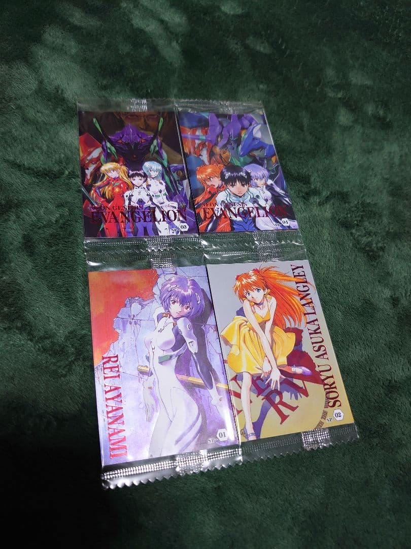 希少品 chap.1&2&3のみ 内袋未開封 エヴァンゲリオンウェハースカード