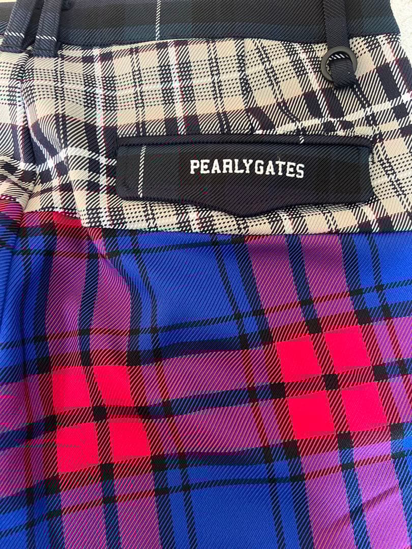 人気商品PEARLY GATES チェック柄パンツ - メルカリ
