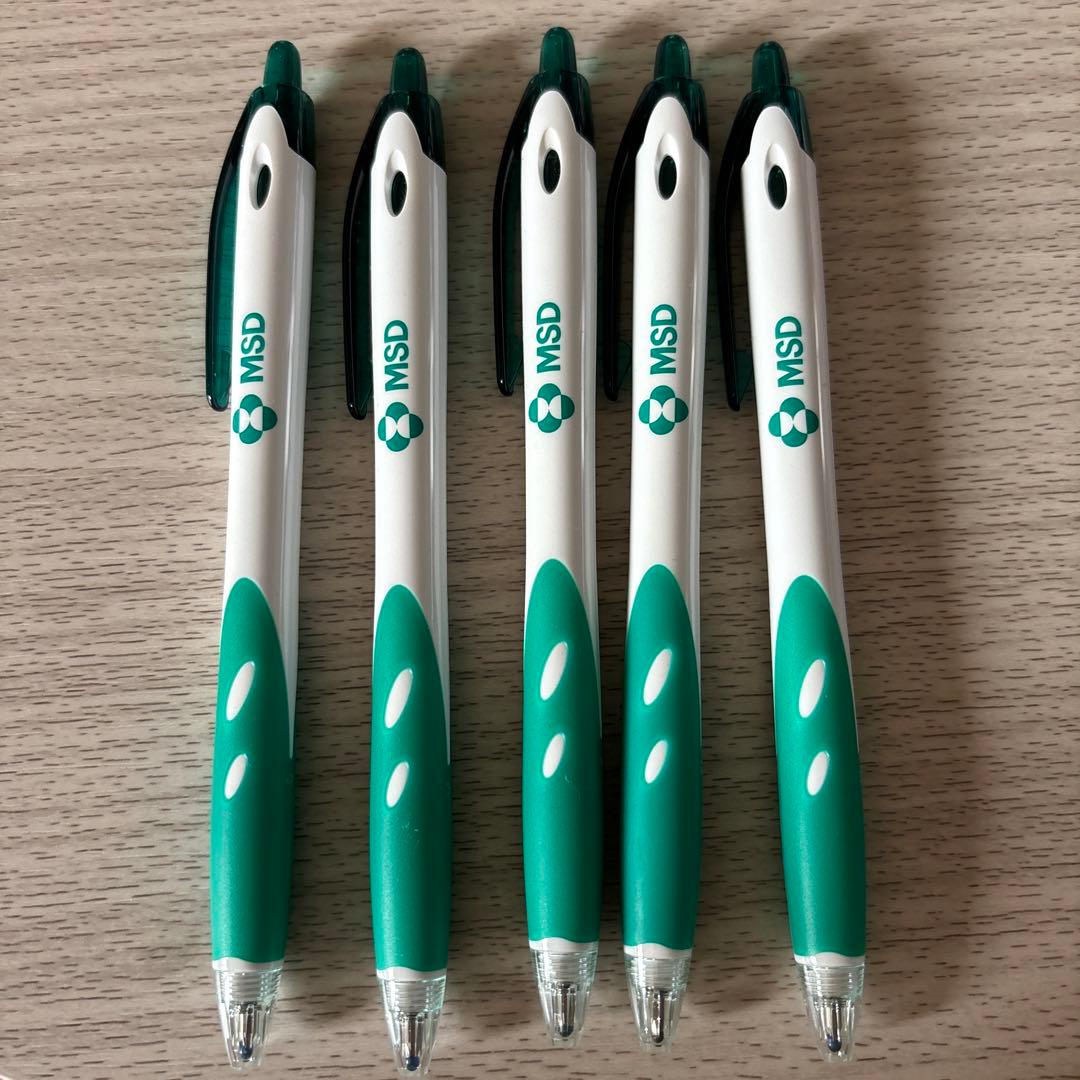 新品)製薬会社MSD ノベルティ ボールペン 黒 5本セット - メルカリ