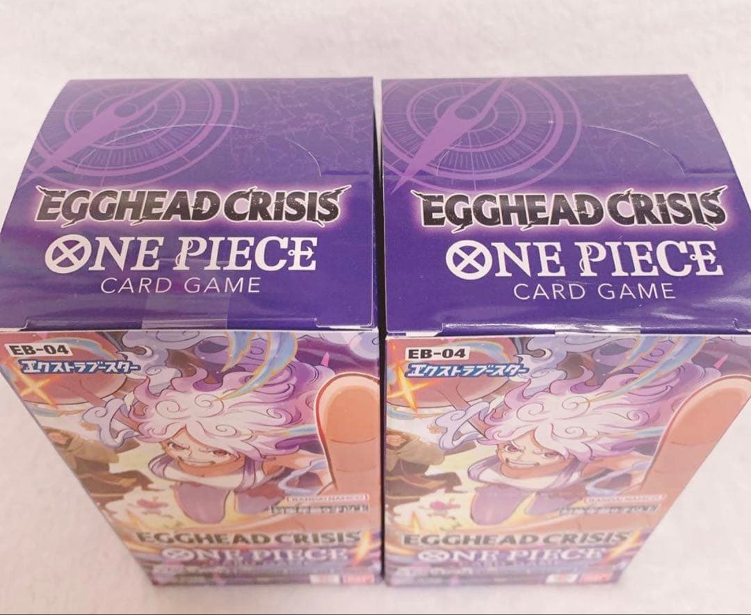 テープ付き 未開封 ワンピース カード EGGHEAD CRISIS 2BOX