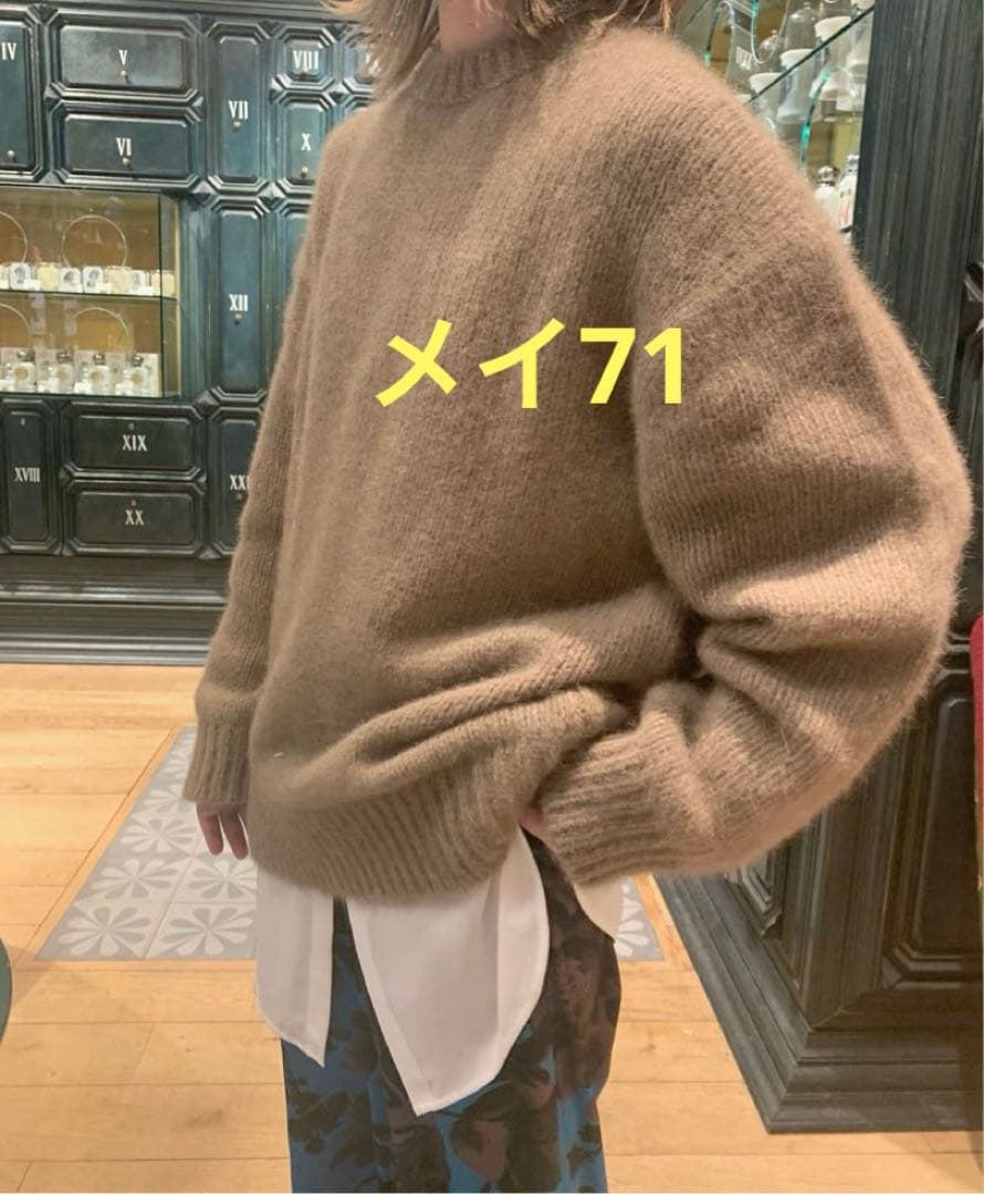 GALERIE VIE ポッサムウール クルーネックプルオーバー