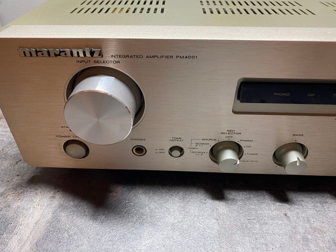 Marantz PM4001 プリメインアンプ 2008年製 マランツ 送料込み - メルカリ