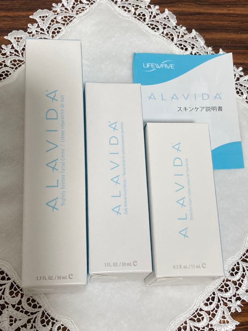 【新品未開封】ライフウェーブ社　アラビダクリーム/夜用、昼用、目元用