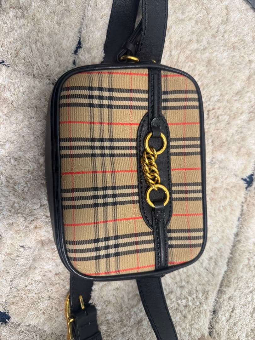 Burberry チェック柄 ボディバッグ