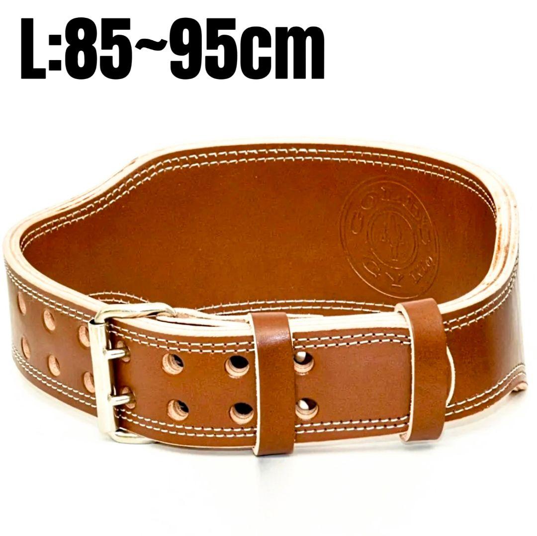 サイズL【未使用】ゴールドジム（GOLD’S GYM)プロレザーベルトG3324