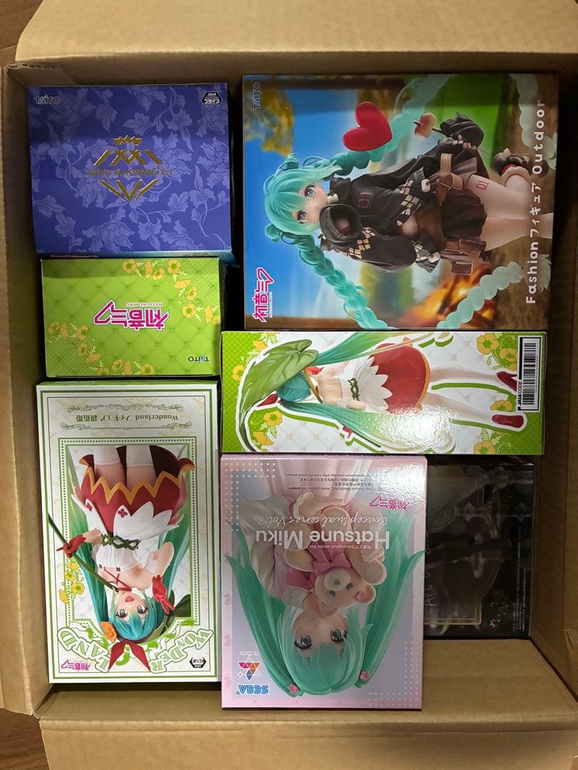 初音ミク フィギュア 10点セット まとめ売り BiCute AMP - メルカリ