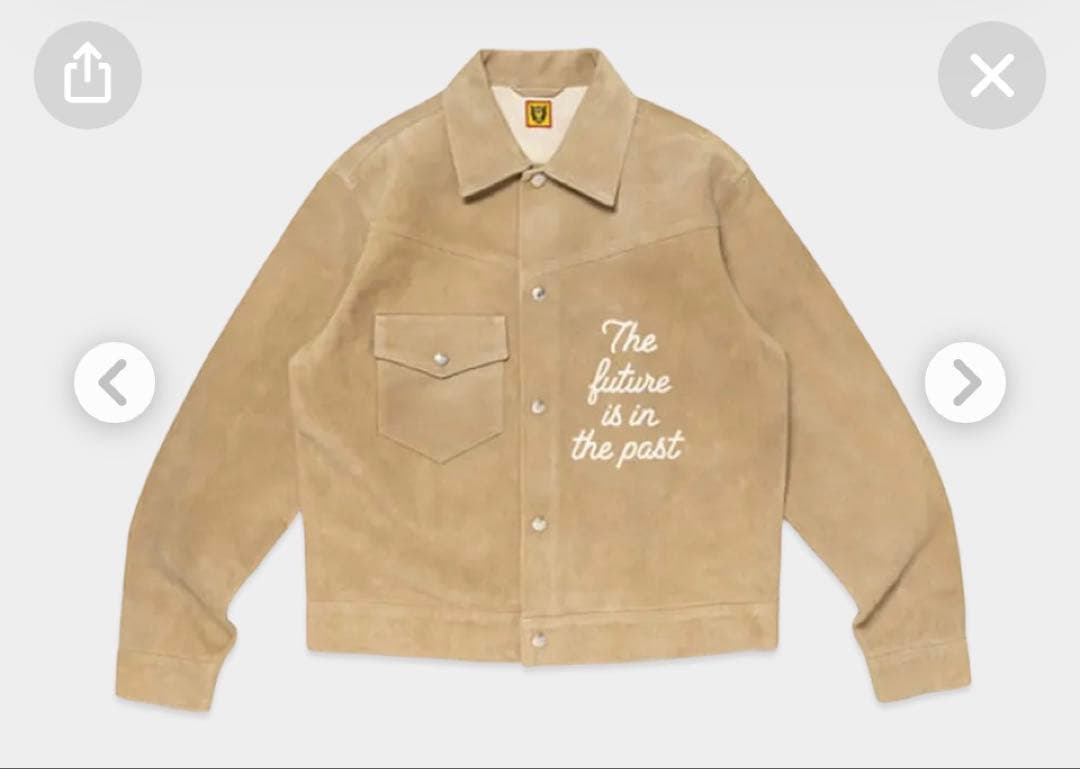 定価14万　human made ヒューマンメイド　スエード　ジャケットnigo ユナイテッドアローズ＆サンズ、NIGO®が手掛ける「ヒューマン メイド