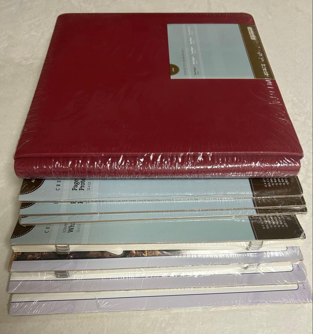 クリエイティブメモリーズ8点 アルバム 台紙 台紙カバー（15+1シート）