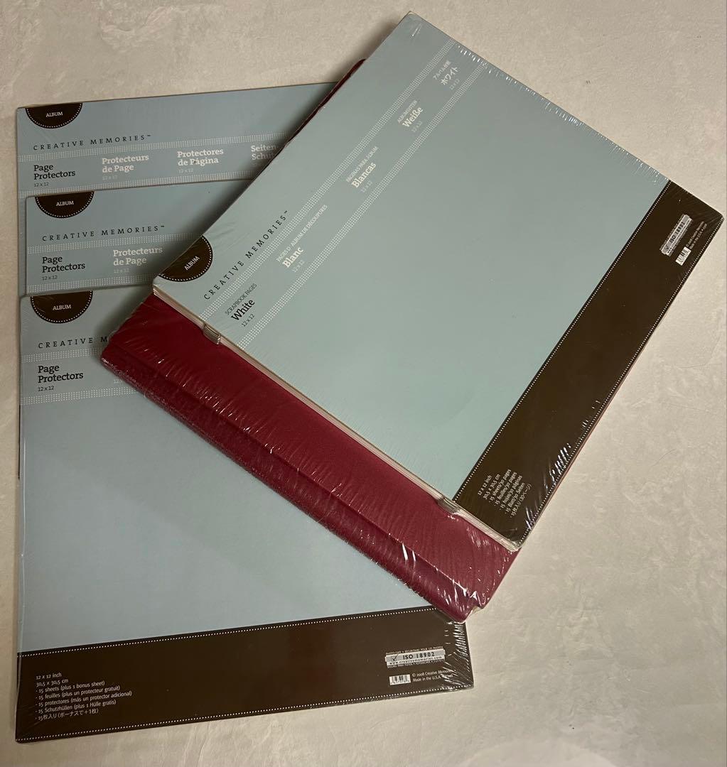 クリエイティブメモリーズ8点 アルバム 台紙 台紙カバー（15+1シート）
