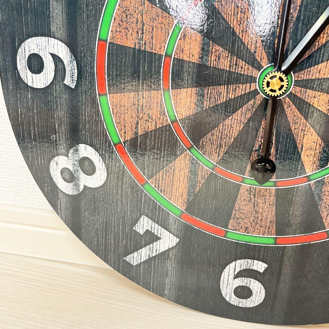新品・未使用品】ダーツボード 壁掛け時計 静音 オシャレ - メルカリ