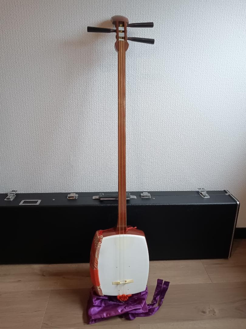 三味線 木製 ハードケース付き