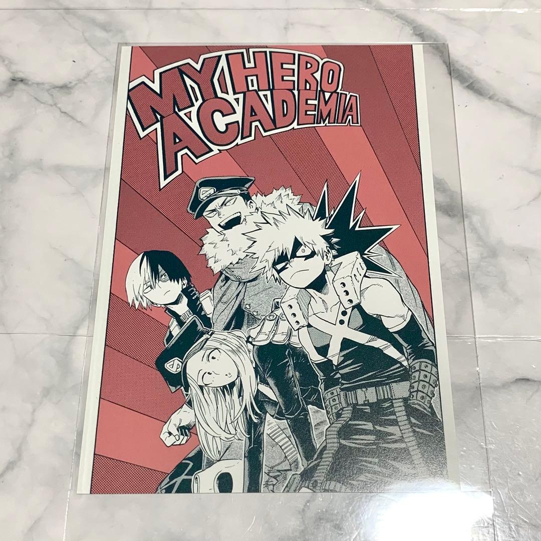 ヒロアカ 原画展 爆豪 勝己 轟 焦凍 士傑高校 ポストカード 堀越耕平