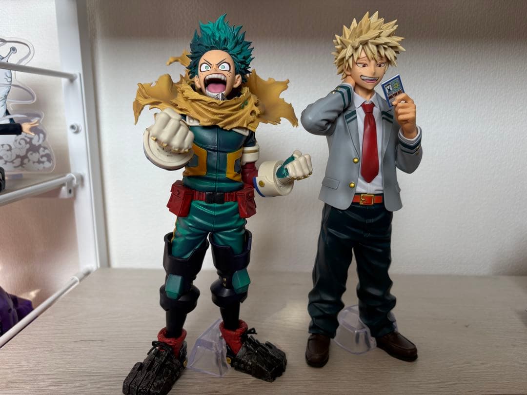 僕のヒーロアカデミア 一番くじ 紡ぐ力 緑谷出久 爆豪勝己 フィギュア